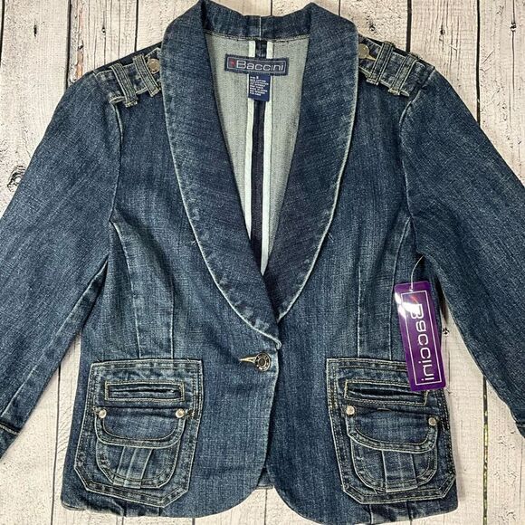 BACCINI Jean Jacket  - Picture 2 of 4